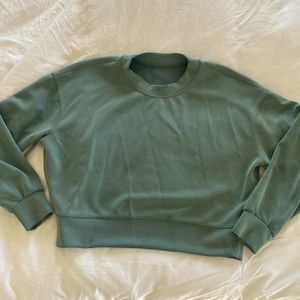 Lululemon perfectly oversized crop crew